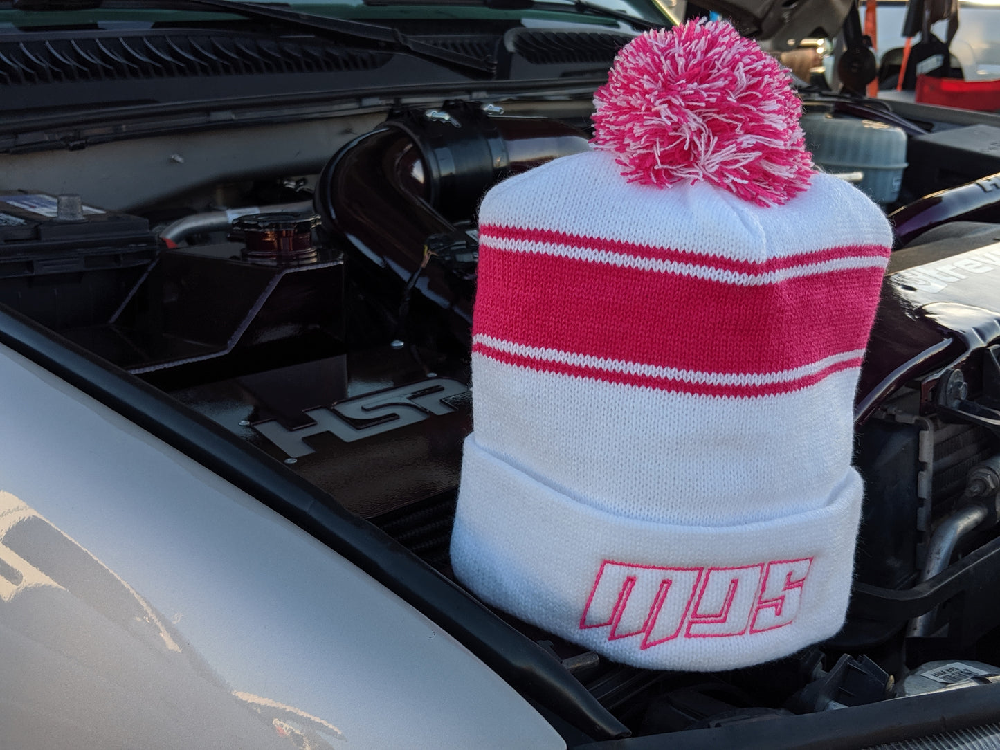 MDS Pom Pom Beanie (Black/Yellow Only!)