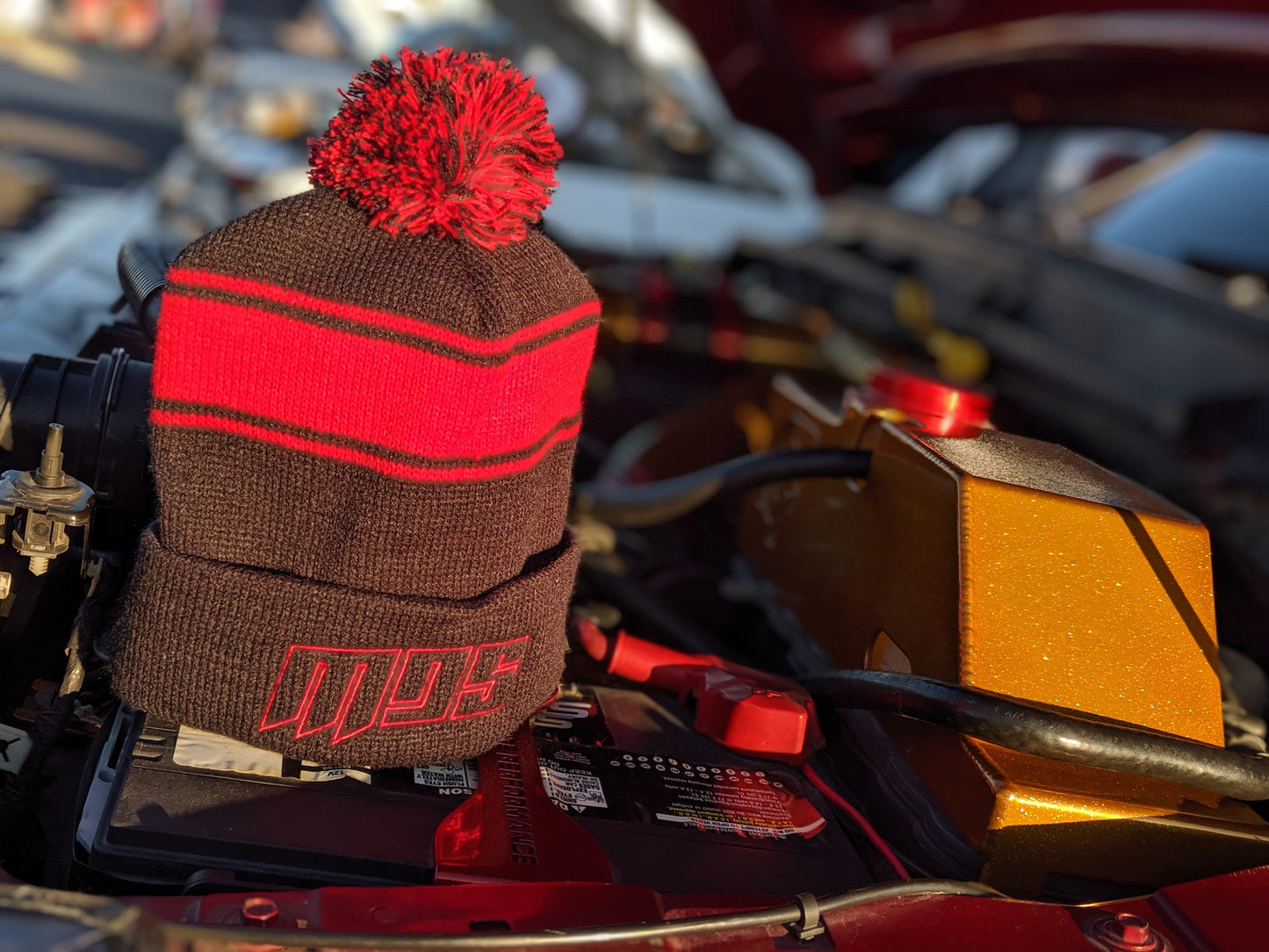 MDS Pom Pom Beanie (Black/Yellow Only!)