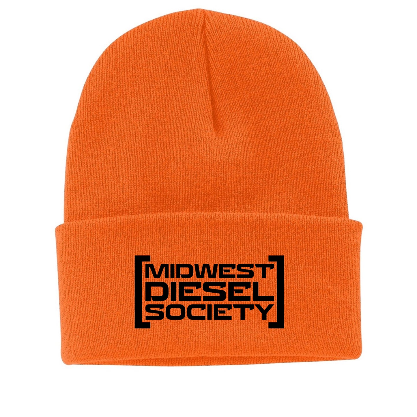 Stamped Beanie - Blaze Orange