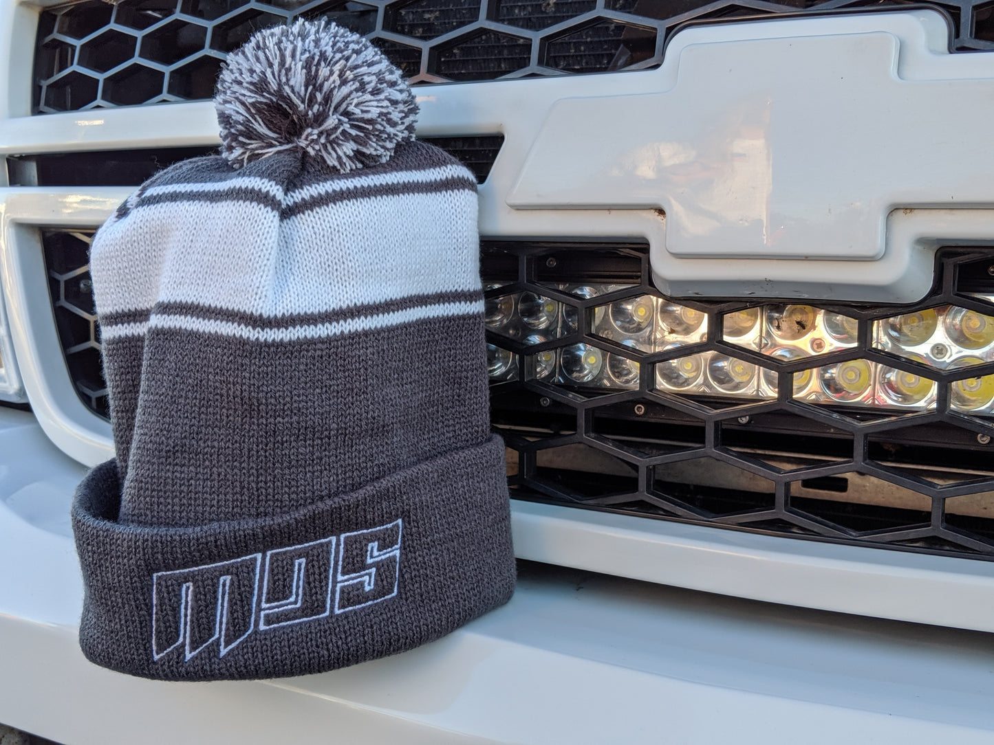 MDS Pom Pom Beanie (Black/Yellow Only!)