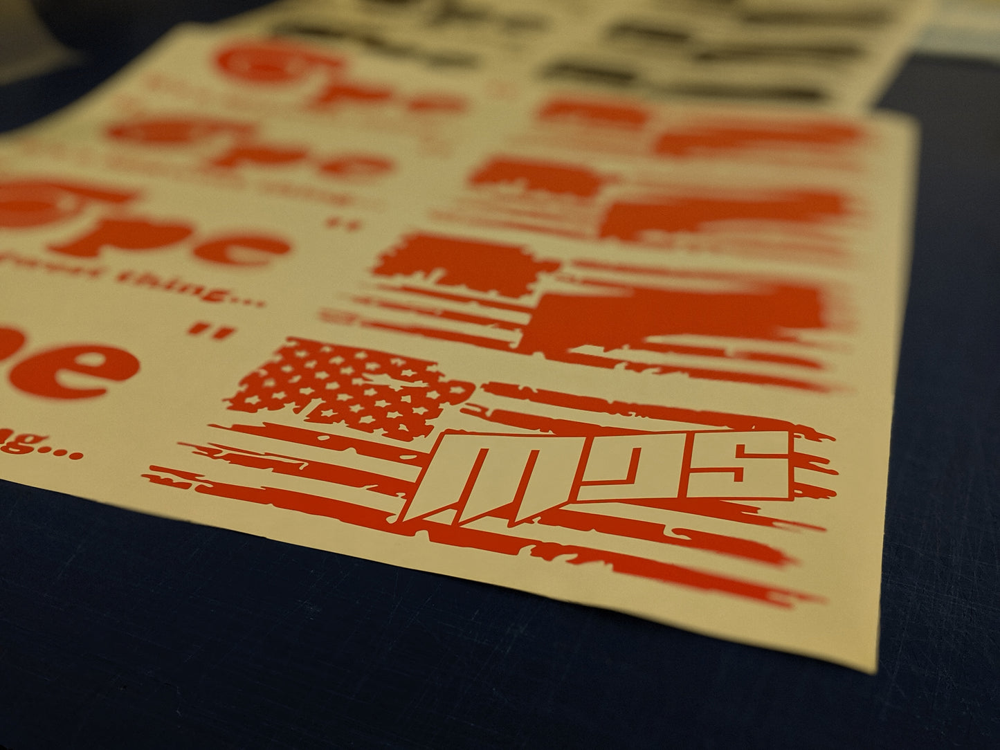 Merica Flag Sticker