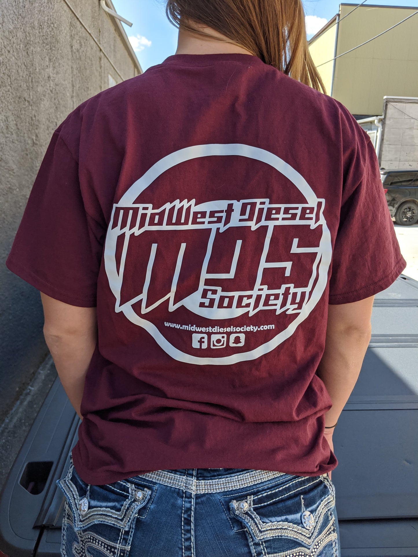 Branded Tee Maroon (Limited Sizes!)