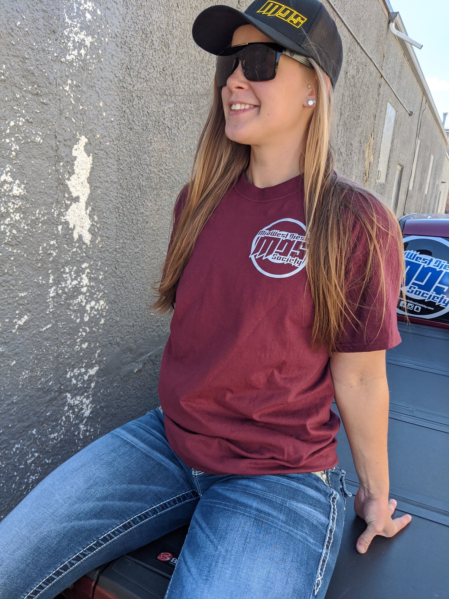 Branded Tee Maroon (Limited Sizes!)