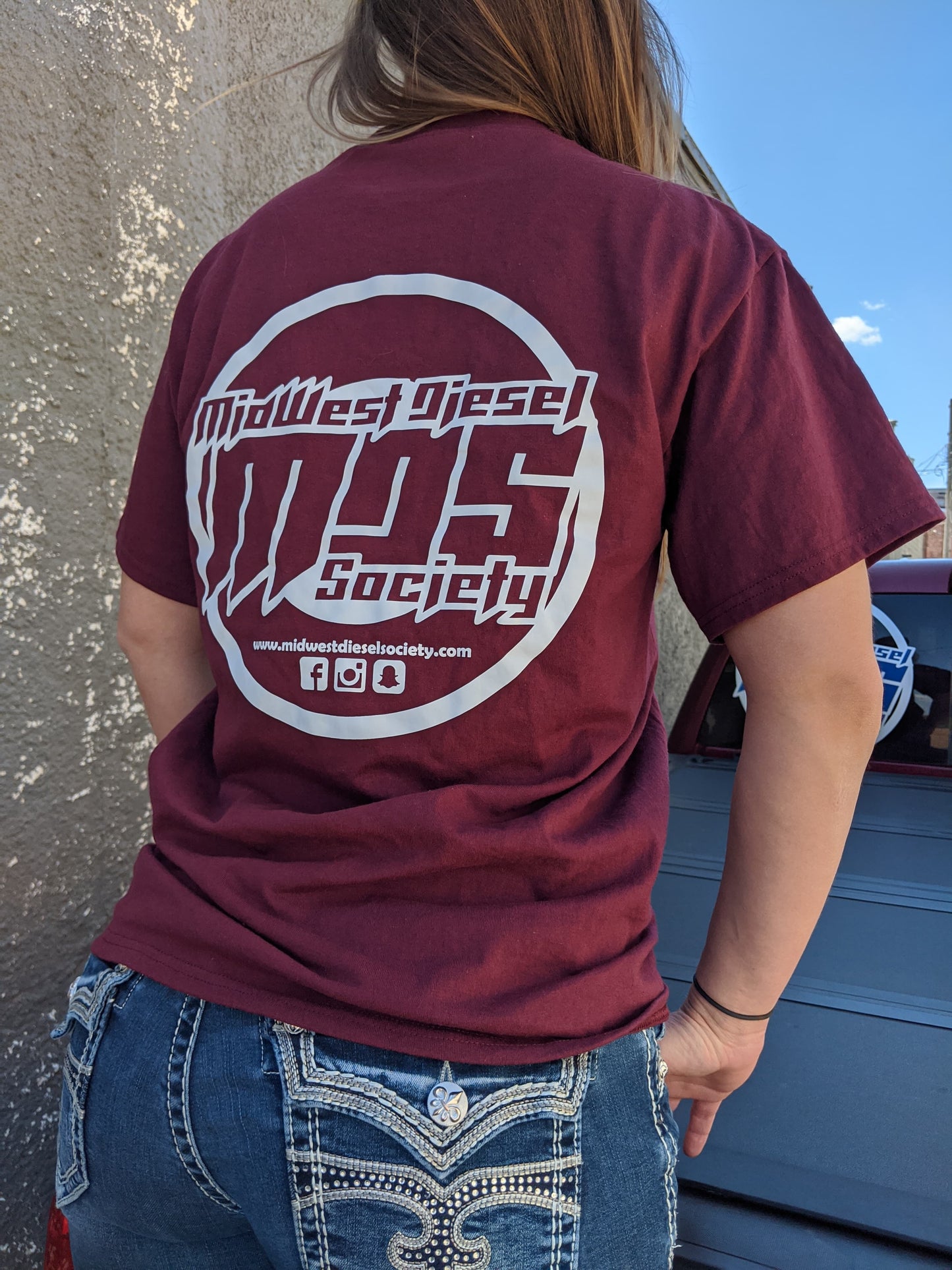 Branded Tee Maroon (Limited Sizes!)