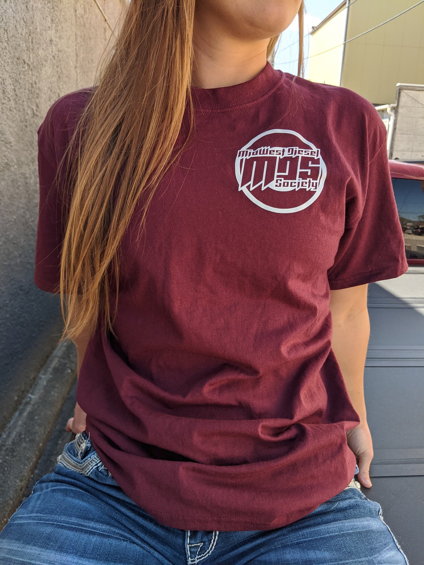 Branded Tee Maroon (Limited Sizes!)